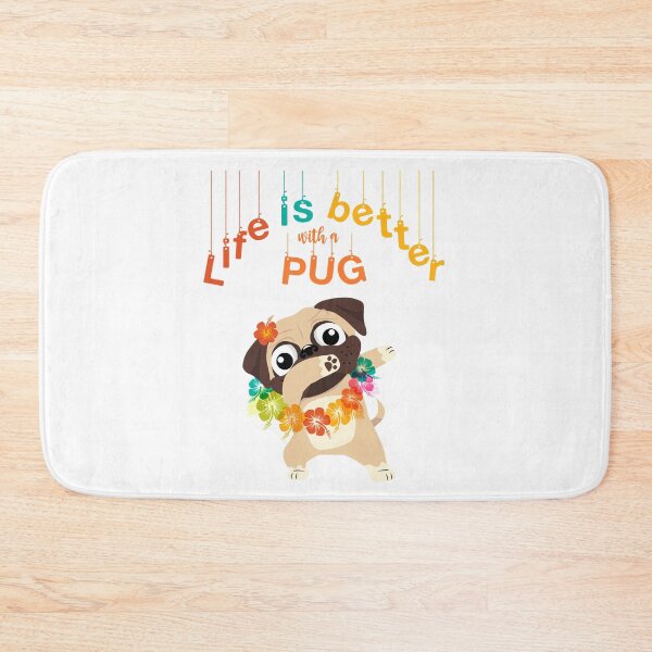 Item preview, Life is better with a Pug Funny Cute Pug Dog Dancing designed and sold by PrintNJoy.