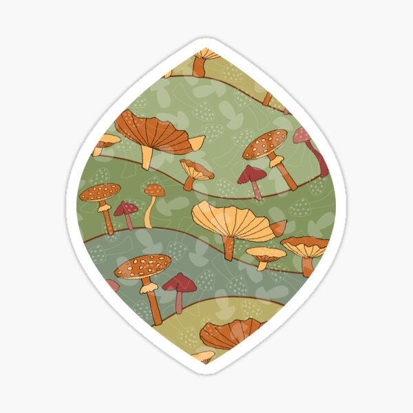 Mushroom Meadow Sticker