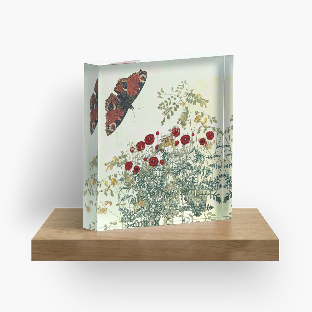 Shaking the wainscot where the field mouse trots Acrylic Block