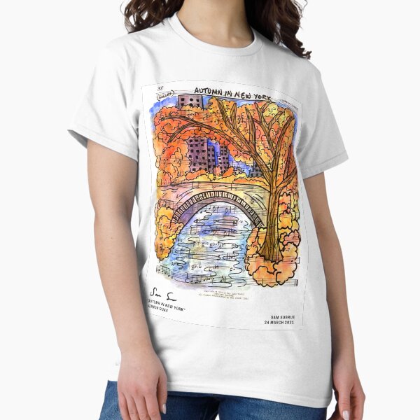 Item preview, Autumn In New York designed and sold by The Real Book Art.