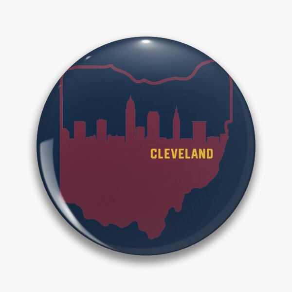 Item preview, Cleveland Ohio Basketball CLE Maroon and Navy designed and sold by toutwearapparel.