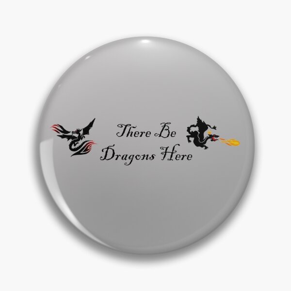 Item preview, There Be Dragons Here designed and sold by Thinklings.