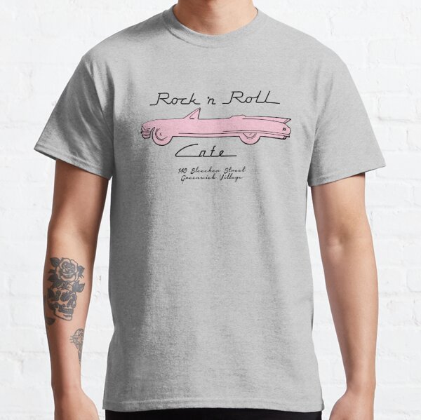 The Rock n Roll Cafe Bleecker Street Greenwich Village NY Pink Cadillac Classic T-Shirt