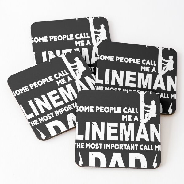 Item preview, Mens Lineman Dad Gift - Some People Call Me Lineman designed and sold by SaiyedMAbidi.
