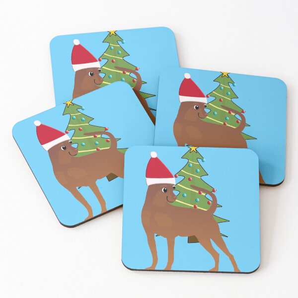 Item preview, Miniature Pinscher in Santa Hat designed and sold by dogplay.