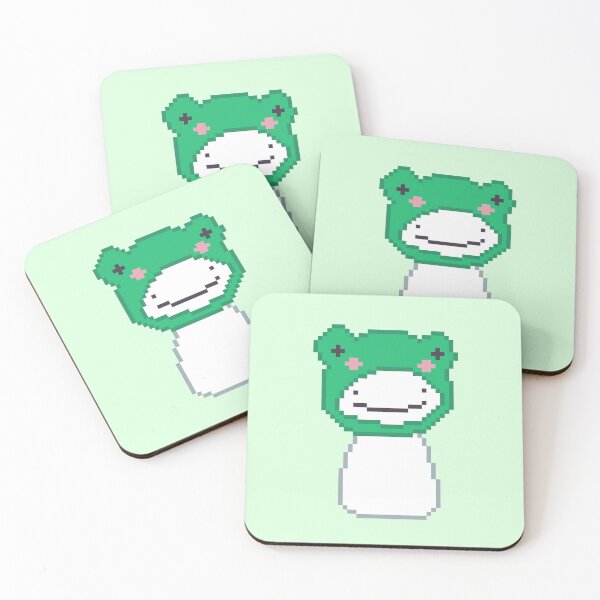 Item preview, dream frog hat pixel art blob designed and sold by sezalilly.