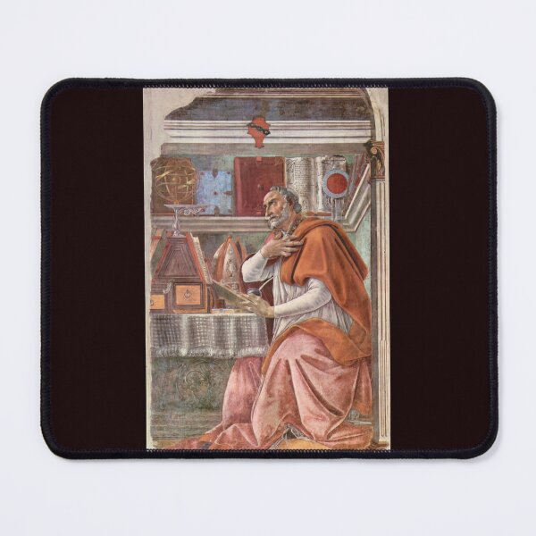 Item preview, 'St. Augustine In Prayer' by Botticelli (Reprint) designed and sold by Classic Visions Gallery.