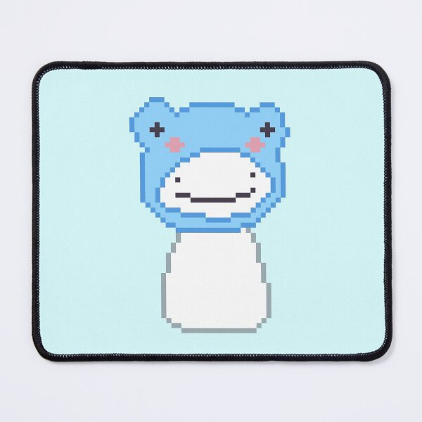 Item preview, dream frog hat pixel art blob - gogy blue version designed and sold by sezalilly.