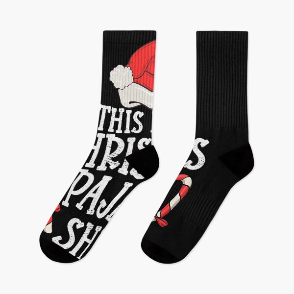 Item preview, This Is My Christmas Pajama Funny santa hat Xmas Lights 2021 T-Shirt designed and sold by OsborneKlein.