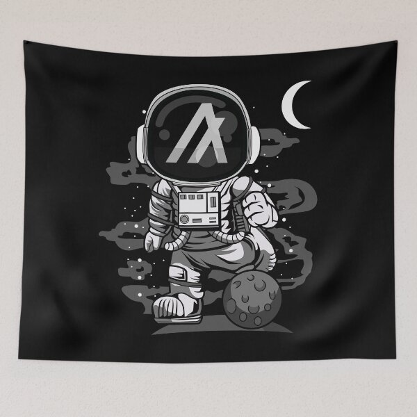 Item preview, Astronaut Algorand ALGO Coin To The Moon Crypto Token Cryptocurrency Wallet designed and sold by HarveyWatkins1.