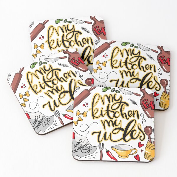 Item preview, my kitchen my rules designed and sold by alexvioletart.