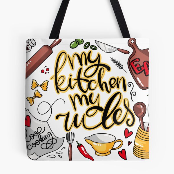 Item preview, my kitchen my rules designed and sold by alexvioletart.