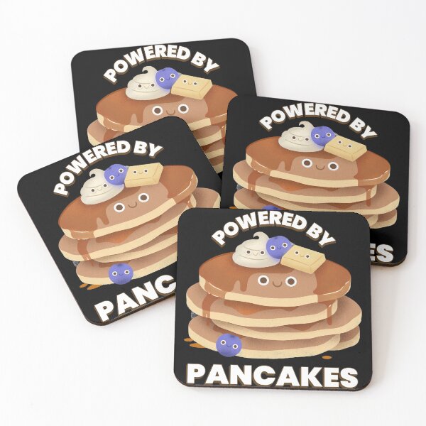 Item preview, POWERED BY PANCAKES  designed and sold by RetroPlaceee.