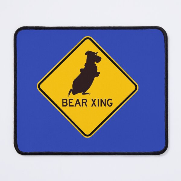 Item preview, Cartoon Bear Crossing designed and sold by joefixit2.