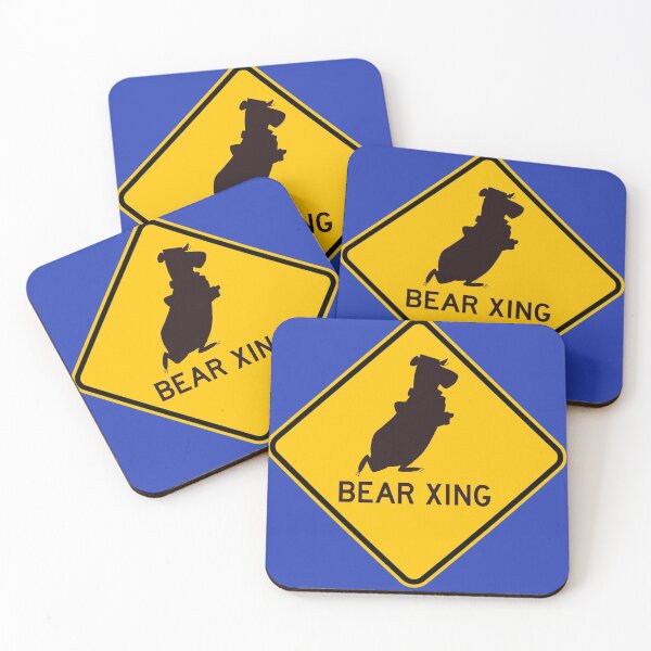 Item preview, Cartoon Bear Crossing designed and sold by joefixit2.
