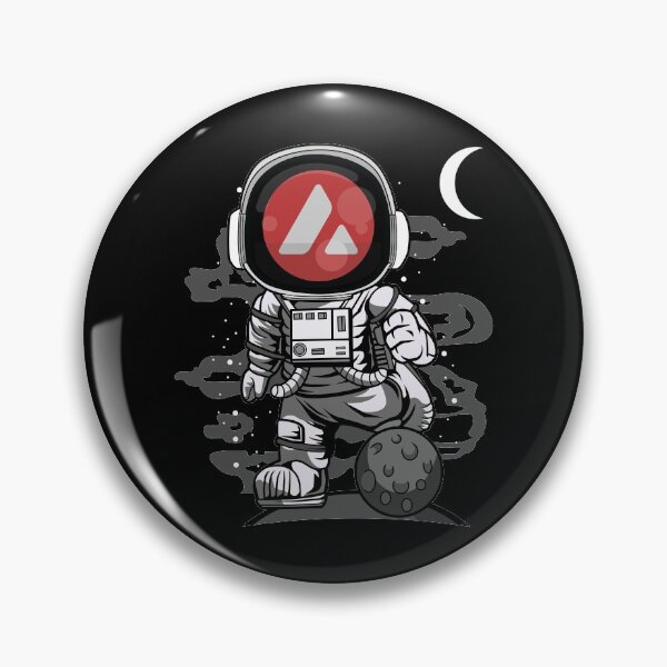 Item preview, Astronaut Avalanche AVAX Coin To The Moon Crypto Token Cryptocurrency Wallet designed and sold by HarveyWatkins1.