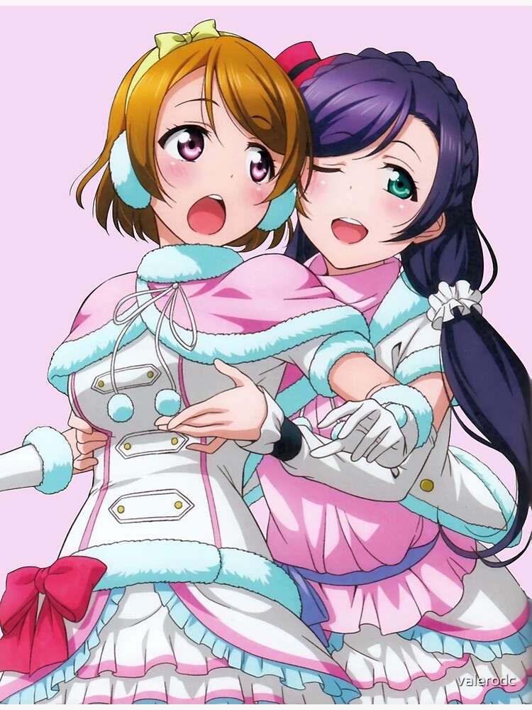 nozomi and hanayo snow halation official art | Greeting Card