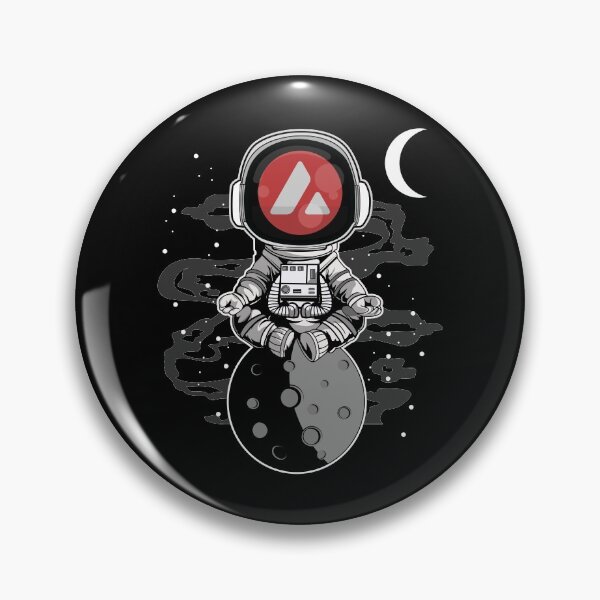 Item preview, Astronaut Avalanche AVAX Coin To The Moon Crypto Token Cryptocurrency Wallet designed and sold by HarveyWatkins1.