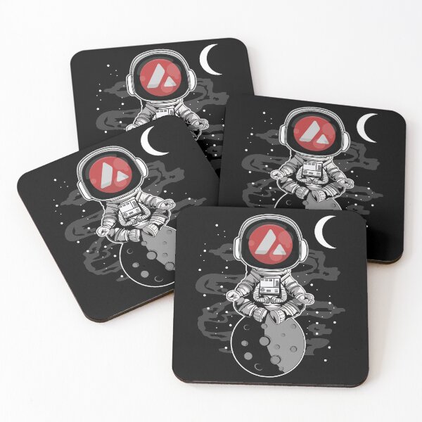 Item preview, Astronaut Avalanche AVAX Coin To The Moon Crypto Token Cryptocurrency Wallet designed and sold by HarveyWatkins1.