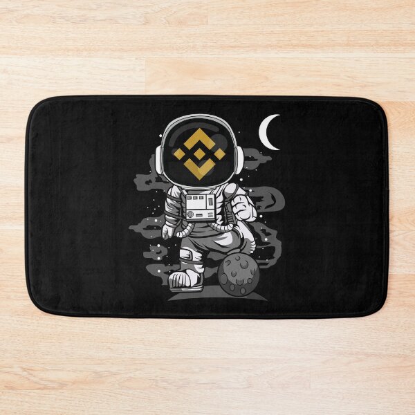 Item preview, Astronaut Binance BNB Coin To The Moon Crypto Token Cryptocurrency Wallet designed and sold by HarveyWatkins1.
