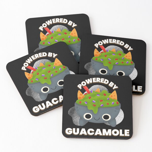 Item preview,   POWERED BY GUACAMOLE  designed and sold by RetroPlaceee.