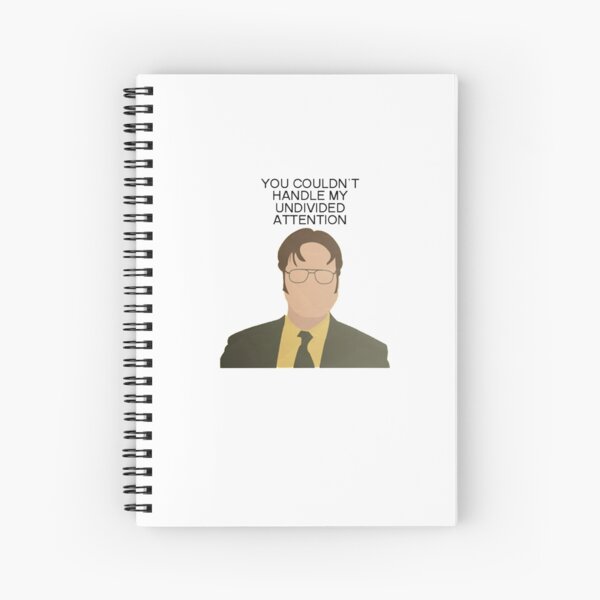 Vista previa del artículo con la obra «Dwight Attention The Office Quotes», diseñado y vendido por TyroDesign.