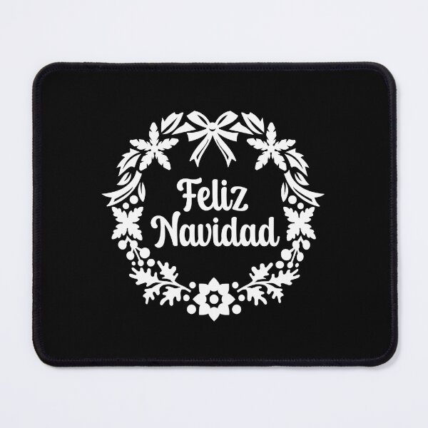 Item preview, Feliz Navidad In Wreath Spanish Christmas Saying designed and sold by Bad Kitty Designz.