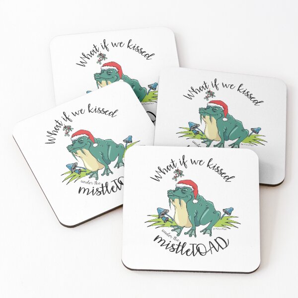 Item preview, What if we kissed under the mistleTOAD designed and sold by Petra Vitéz.