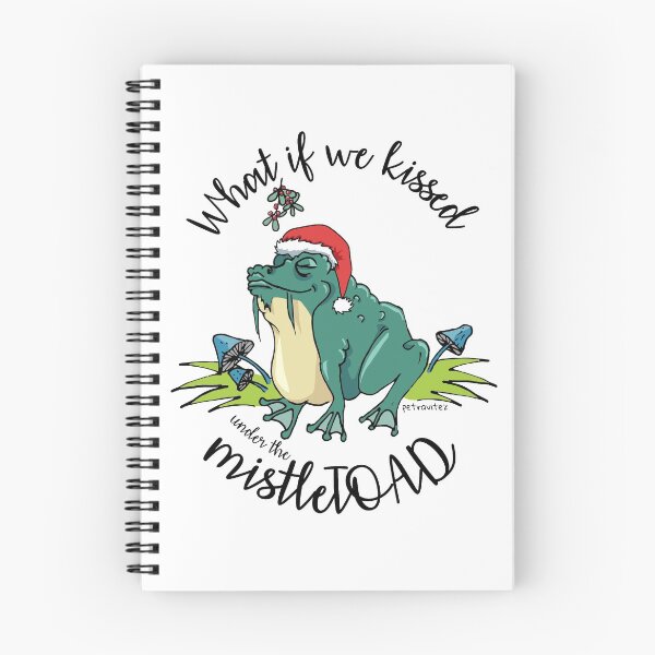 Item preview, What if we kissed under the mistleTOAD designed and sold by Petra Vitéz.