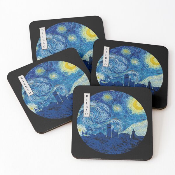 Item preview, Bilbao Starry Night Van Gogh Circle designed and sold by DFerraz.