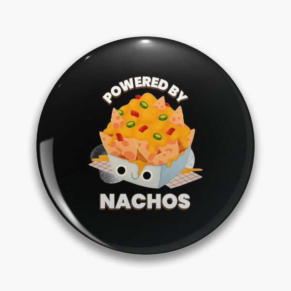 Item preview,   POWERED BY NACHOS  designed and sold by RetroPlaceee.