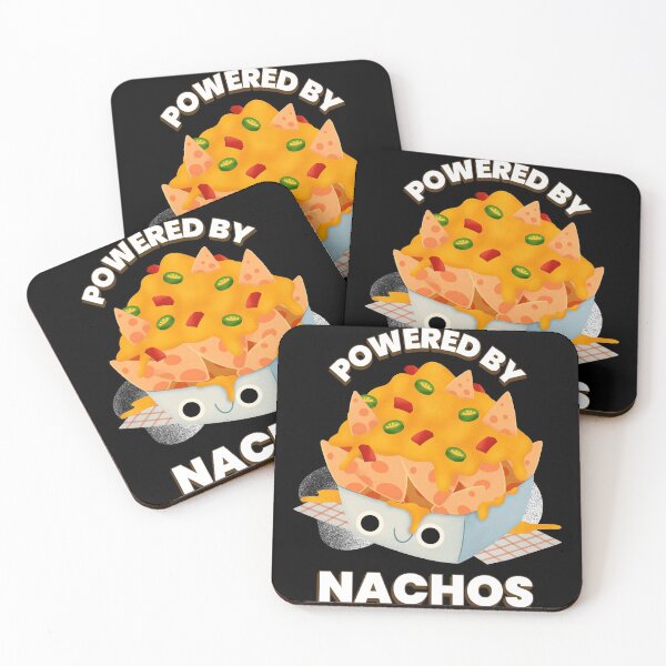 Artikelvorschau, POWERED BY NACHOS entworfen und verkauft von RetroPlaceee.