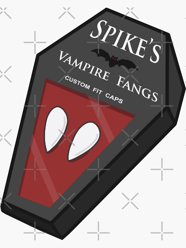 Love Bites Spike's Vampire Fangs" Sticker for Sale by Eckertainment | Redbubble Love Bites Spike's Vampire Fangs" Sticker for Sale by Eckertainment | Redbubble