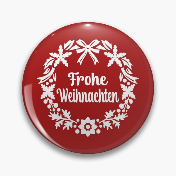 Item preview, Frohe Weihnachten In Wreath German Christmas Quote designed and sold by Bad Kitty Designz.