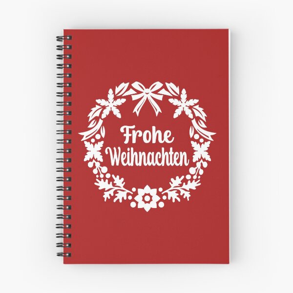 Item preview, Frohe Weihnachten In Wreath German Christmas Quote designed and sold by Bad Kitty Designz.