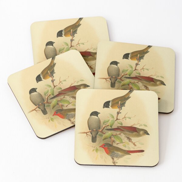 Item preview, Four Seed Eating Birds designed and sold by laguitan10.