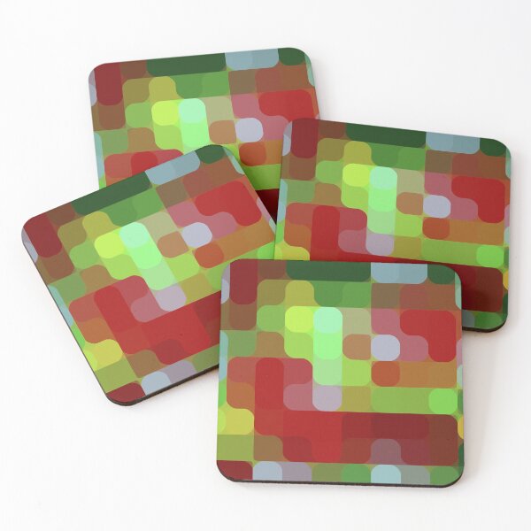 Item preview, Blurry Christmas Pixels designed and sold by PansWorld.