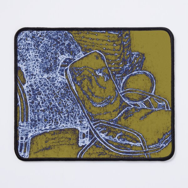 Item preview, Chair Story in Blue and Brown designed and sold by Anne Huth.