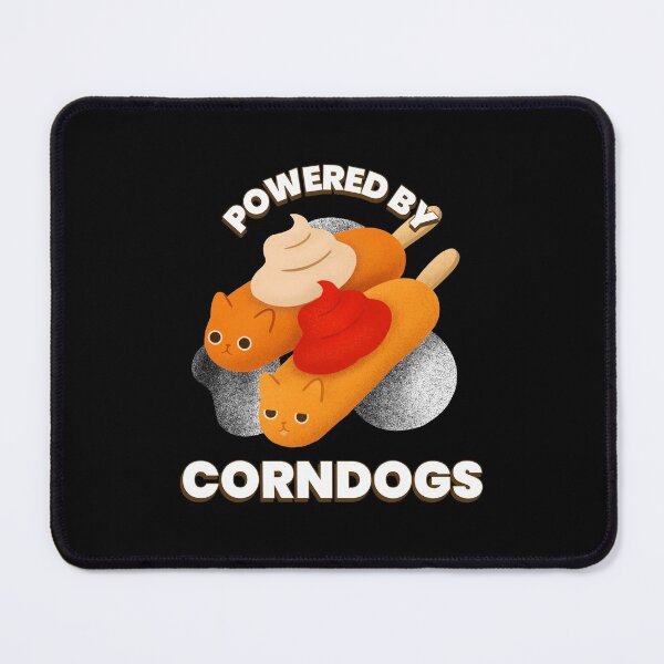 Item preview,   POWERED BY  CORNDOGS  designed and sold by RetroPlaceee.