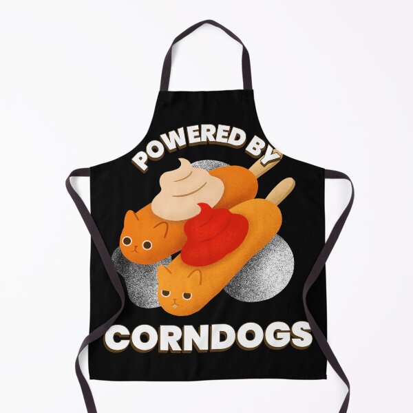 Item preview, POWERED BY CORNDOGS designed and sold by RetroPlaceee.