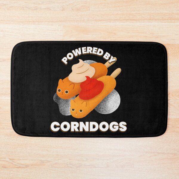 Item preview,   POWERED BY  CORNDOGS  designed and sold by RetroPlaceee.