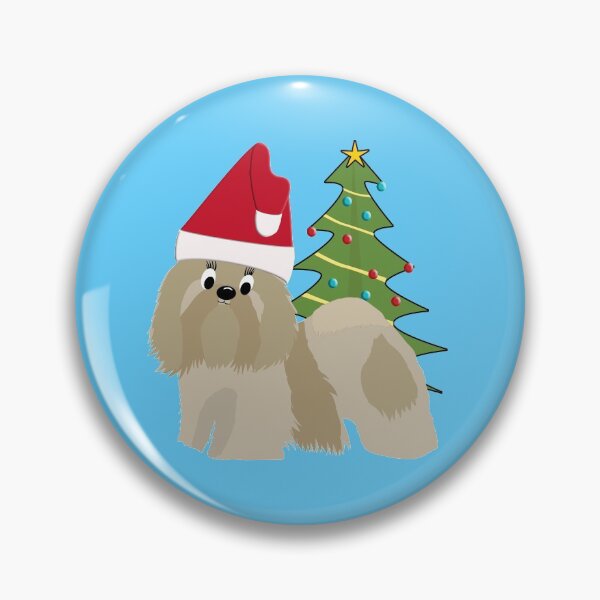 Item preview, Copy of Cute Cartoon Shi Tzu in a Santa Hat designed and sold by dogplay.