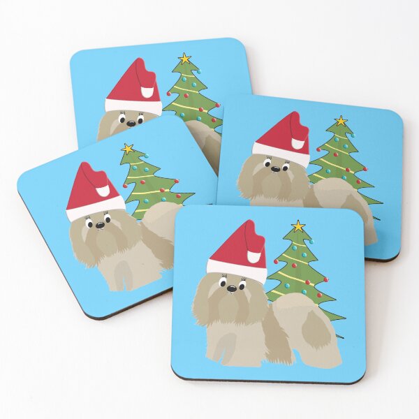 Item preview, Copy of Cute Cartoon Shi Tzu in a Santa Hat designed and sold by dogplay.