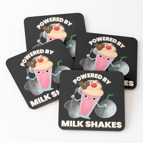 Item preview,  POWERED BY  MILK SHAKES  designed and sold by RetroPlaceee.