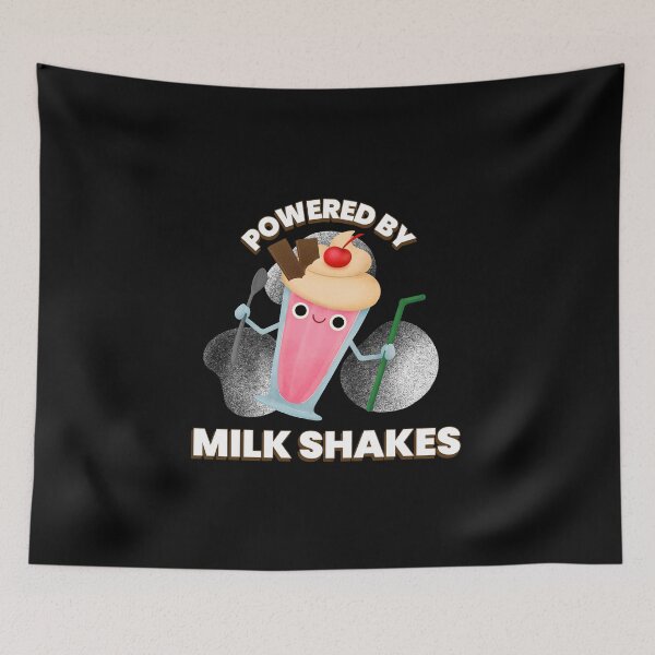 Item preview,  POWERED BY  MILK SHAKES  designed and sold by RetroPlaceee.