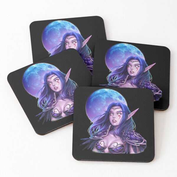Item preview, Retro Vintage Hunter Night Elf Retro Wave designed and sold by Aliviapredovic.
