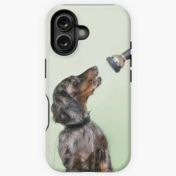 Item preview, Perro mojado, Dachshund (color) designed and sold by SophieGamand.