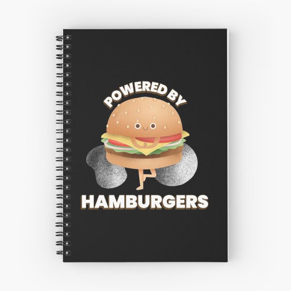 Artikelvorschau, POWERED BY HAMBURGER entworfen und verkauft von RetroPlaceee.
