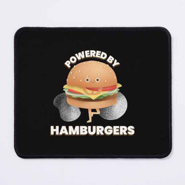 Artikelvorschau, POWERED BY HAMBURGER entworfen und verkauft von RetroPlaceee.