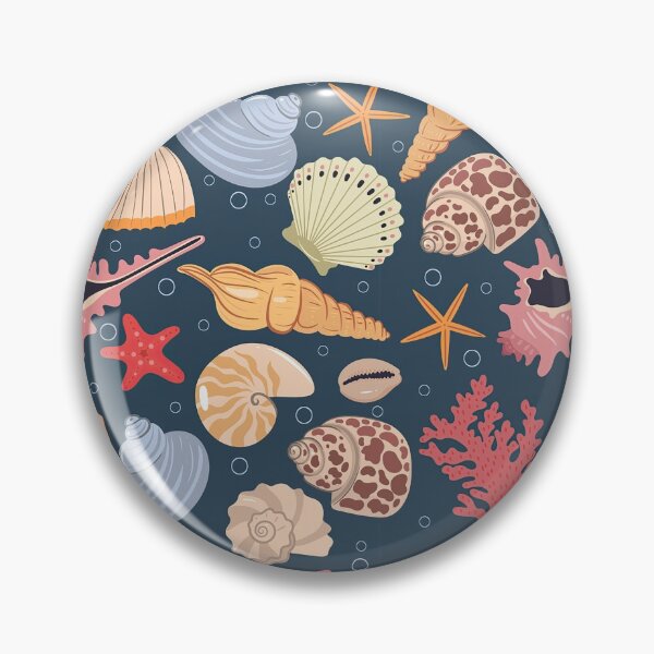 Item preview, Colorful Seashells Coral  designed and sold by HarrioBend.